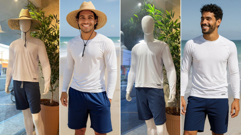 Destaque suas promoções com qualidade visual profissional usando as soluções práticas do FotoModel.

