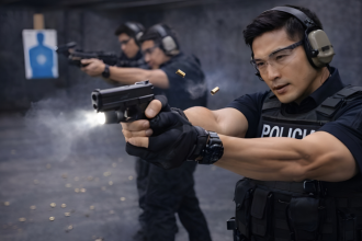 Ernesto Kenji Igarashi destaca o treinamento operacional e a qualificação técnica no uso de armas de fogo.